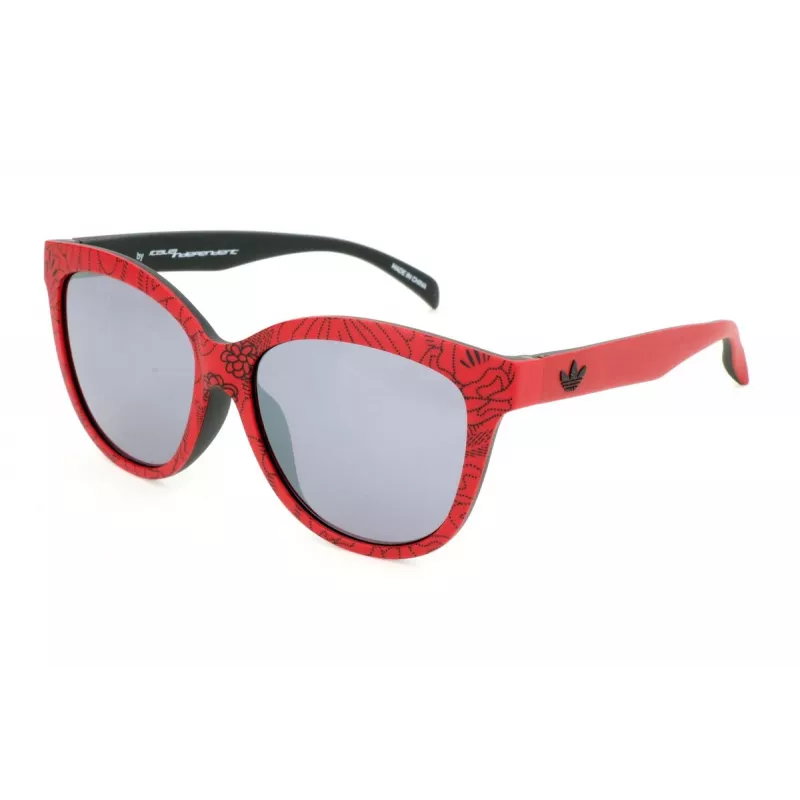 Adidas vīriešu AORD005SBG053 taisnstūra saulesbrilles - melns rāmis, pelēkas lēcas 54/21/140 mm