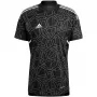 ADIDAS Vīriešu Condivo 22 Vārtsargu krekls ar īsām piedurknēm, melns, M izmērs