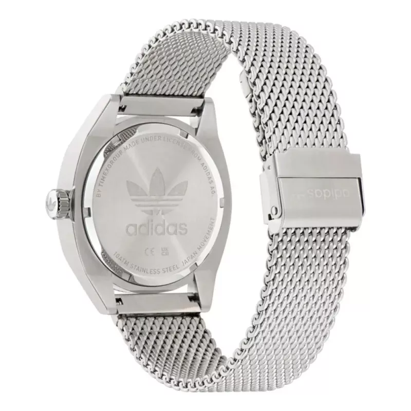 Adidas vīriešu digitālais pulkstenis AOFH22502 42mm melna silikona siksniņa
