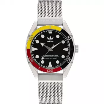 Adidas vīriešu digitālais pulkstenis AOFH22502 42mm melna silikona siksniņa