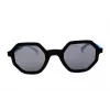 Adidas Originals AOR020-009027 Unisex taisnstūra saulesbrilles, melns rāmis, pelēkas lēcas, 48 mm