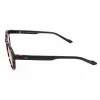 Adidas Originals AOR028-092009 Vīriešu taisnstūra saulesbrilles - melns rāmis, pelēkas lēcas, 50 mm