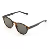 Adidas Originals AOR028-092009 Vīriešu taisnstūra saulesbrilles - melns rāmis, pelēkas lēcas, 50 mm