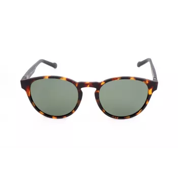 Adidas Originals AOR028-092009 Vīriešu taisnstūra saulesbrilles - melns rāmis, pelēkas lēcas, 50 mm