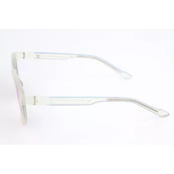 Adidas Originals Vīriešu kvadrātveida saulesbrilles AOR028-012000 50/20/145 mm Melns/Pelēks