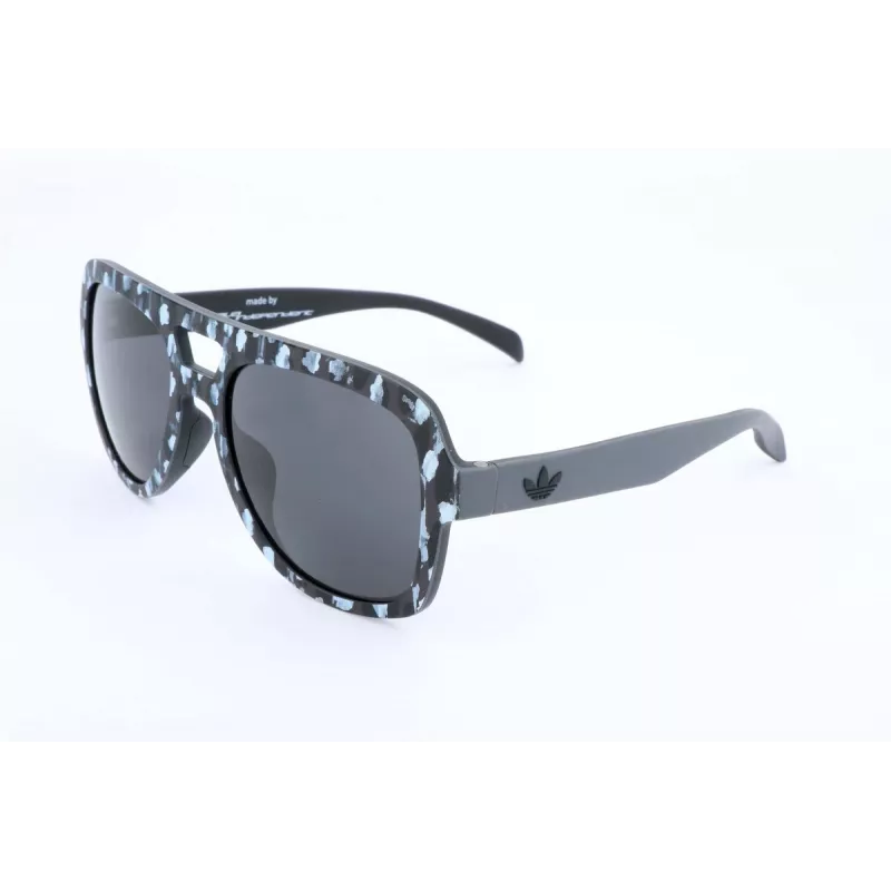 Adidas Originals Vīriešu Saulesbrilles AOR011-TFL009 - Melns Rāmis, Pelēkas Lēcas, 54mm