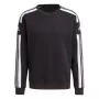 Adidas Squadra 21 Sweat Top GT6638 Vīriešu futbola treniņu sporta krekls Melns M