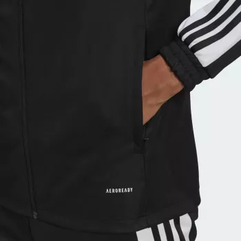Adidas Squadra 21 treniņu ceturtdaļas rāvējslēdzēja sporta krekls vīriešu melns izmērs M
