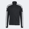 Adidas Squadra 21 treniņu ceturtdaļas rāvējslēdzēja sporta krekls vīriešu melns izmērs M