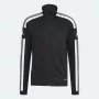 Adidas Squadra 21 treniņu ceturtdaļas rāvējslēdzēja sporta krekls vīriešu melns izmērs M