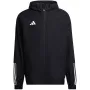 adidas Tiro 23 Competition visiem laikapstākļiem vīriešu jaka melna HK7656