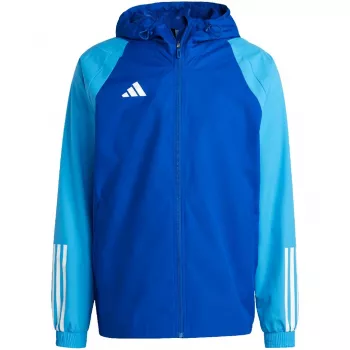 adidas Tiro 23 Competition visu laikapstākļu vīriešu jaka zila IC4572