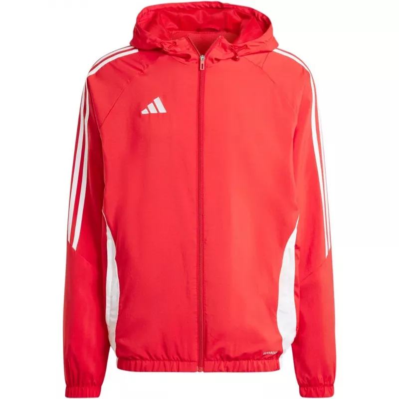 adidas Tiro 24 vīriešu treniņu jaka sarkana IM8809 L
