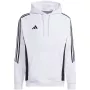 adidas Tiro 24 sporta jaka ar kapuci balta IR7547