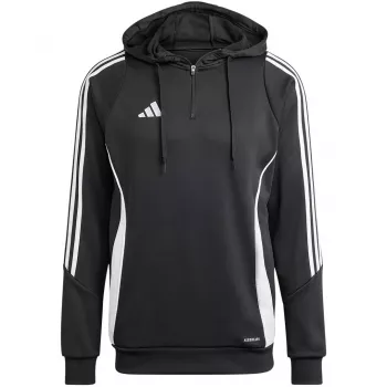 adidas Tiro 24 Training vīriešu kapuces sporta krekls melns IJ9957