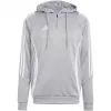 adidas Tiro 24 Treniņu kapuce ar kapuci vīriešiem, vidēji pelēka melanža/melna, slim fit, AEROREADY, pārstrādāts poliesters