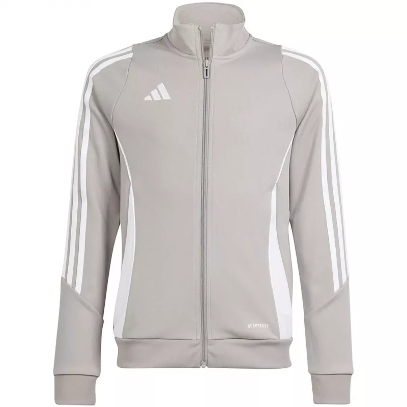 adidas Tiro 24 Treniņsviedraklis bērniem - Pelēks - Izmērs 164 cm (13-14 gadi) - AEROREADY Recycled Polyester