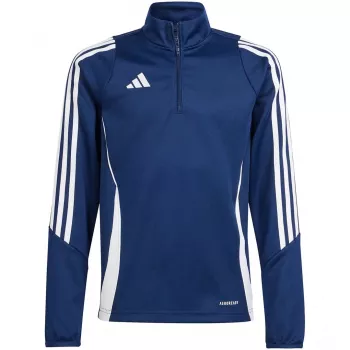 adidas Tiro 24 treniņu tops bērnu džemperis tumši zila IR9360 izmērs 140
