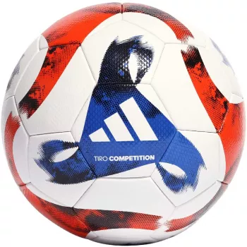 adidas Tiro Competition Balta-Zila-Sarkana HT2426 Izmērs 4 Futbola bumba