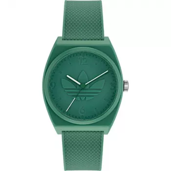 Adidas Unisex AOST22032 38mm Analogais kvarca pulkstenis - Melna silikona siksniņa