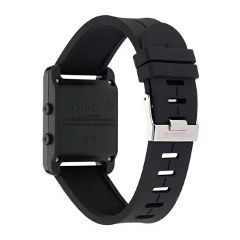 Adidas Unisex AOST23568 Kvarca analogais pulkstenis 31mm Melns Silikons