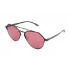 ADIDAS Unisex saulesbrilles AOM009-009GLS 57/15/145 mm Melns rāmis Pelēkas lēcas UV400