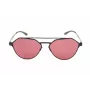ADIDAS Unisex saulesbrilles AOM009-009GLS 57/15/145 mm Melns rāmis Pelēkas lēcas UV400