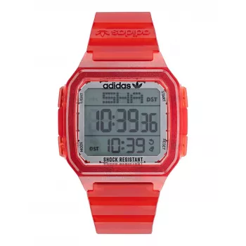 Adidas sieviešu digitālais kvarca pulkstenis AOST22051 38mm melns silikons