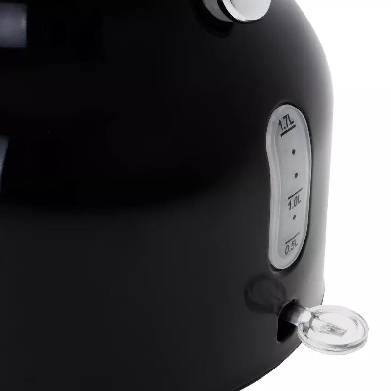 Adler AD 1346B Elektriskā tējkanna 1,7 L, 2200 W, melna, metāliska