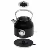 Adler AD 1346B Elektriskā tējkanna 1,7 L, 2200 W, melna, metāliska