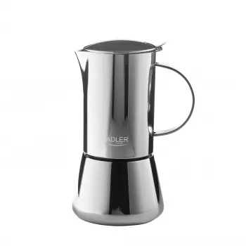 Adler AD 4417 kafijas dzirnaviņas, 150 W, 75 g, nerūsējošais tērauds, sudrabs/melns