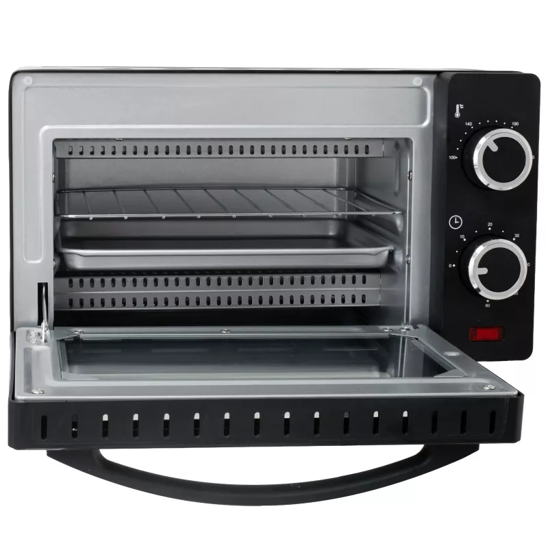 Adler AD 6032 kompakta elektriskā cepeškrāsns, 9 l, 650 W, melna