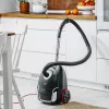 Adler AD 7054 Bezputekļu putekļsūcējs 2200 W ar HEPA filtru, 1,5 L putekļu tvertni, teleskopisko metāla cauruli, melns/sudrabs