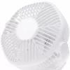 Adler AD 7335 uzlādējams skavas galda ventilators, 6W, 12,7 cm, 3 ātrumi, svārstības, balts