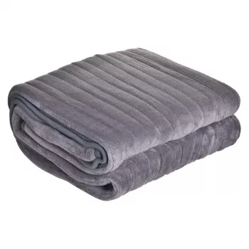 Adler CAMRY CR 7434 elektriskā zemsega - mīksts flīss, 3 siltuma režīmi, 150x80 cm, balta/pelēka