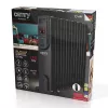 Adler Camry CR 7814 eļļas radiators ar tālvadības pulti, 2500 W, 3 jaudas līmeņi, 11 sekcijas, digitālais termostats, 24 stundu taimeris, LED displejs, aizsardzība pret pārkaršanu un apgāšanos, melns