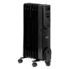 Adler CR 7812 Elektriskais eļļas radiators ar tālvadības pulti, 7 sekcijas, 1500 W, melns