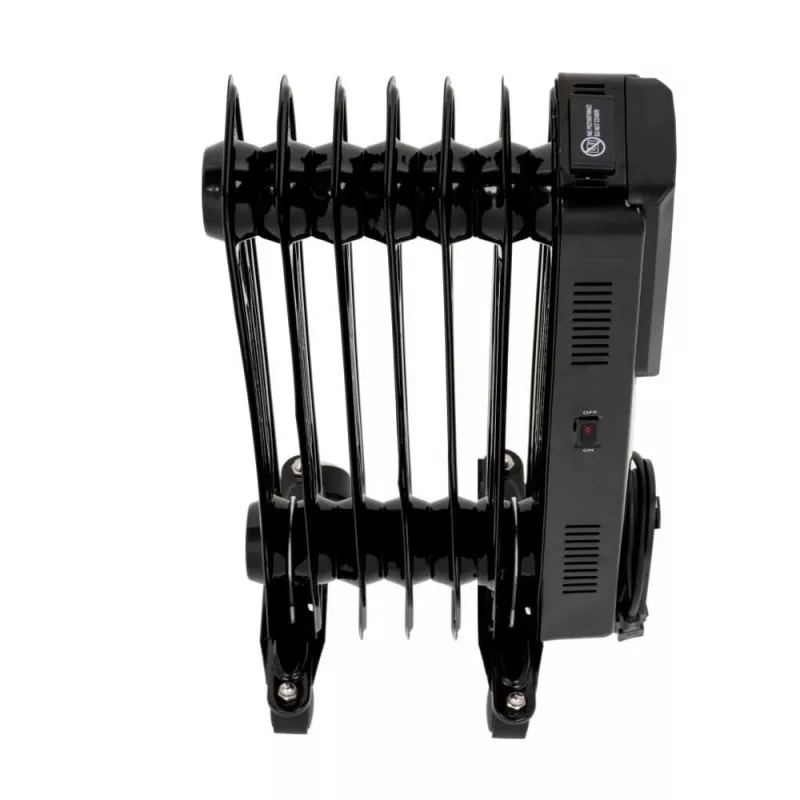 Adler CR 7812 Elektriskais eļļas radiators ar tālvadības pulti, 7 sekcijas, 1500 W, melns