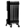 Adler CR 7812 Elektriskais eļļas radiators ar tālvadības pulti, 7 sekcijas, 1500 W, melns