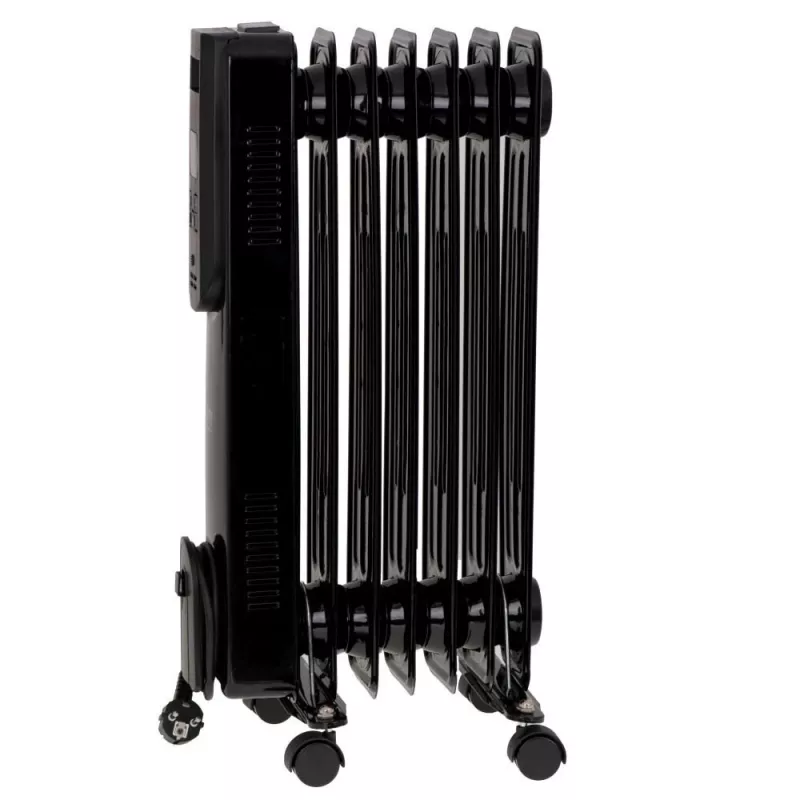 Adler CR 7812 Elektriskais eļļas radiators ar tālvadības pulti, 7 sekcijas, 1500 W, melns