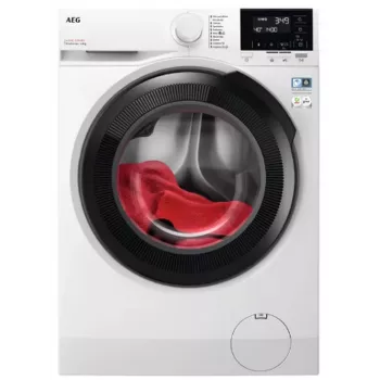 AEG LFR61944BE 9kg 1400rpm priekšējās ielādes veļas mašīna ar ProSense, ProSteam un ÖKOMix, balta