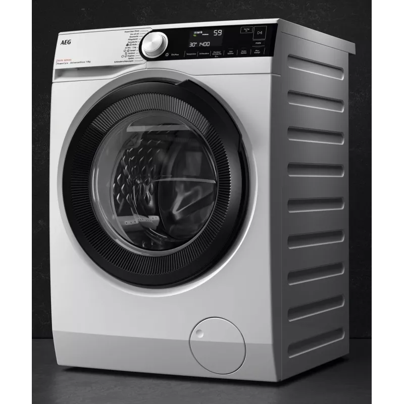 AEG LFR83844VE priekšējās ielādes veļas mašīna, 8kg, 1400 apgr./min, balta