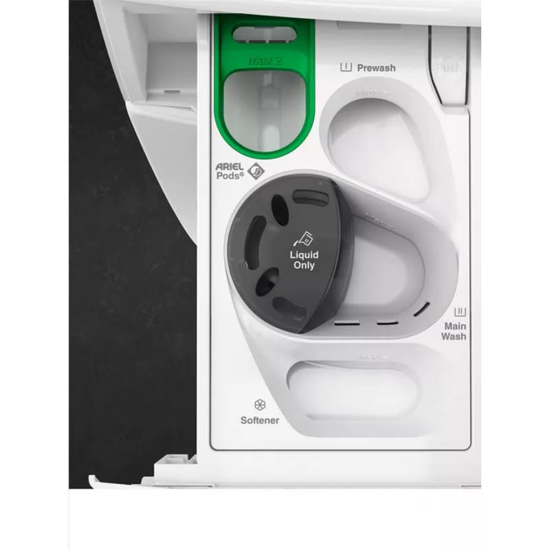 AEG LWR73864O Brīvi stāvoša veļas mazgājamā mašīna ar žāvētāju, 8kg/4kg, 1600rpm, Invertora motors, Balta