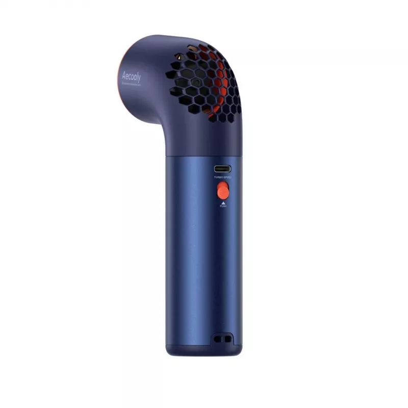AEL AECOOLY Aero Ultra ātrgaitas rokas ventilators Zili-oranžs
