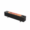 AENO Premium Eco viedais telpas sildītājs 2000W, konvekcija, īsts uguns efekts, mitrināšana, viedā apkure, LED displejs, balss vadība, 2L tvertne, EU kontaktdakša, melns