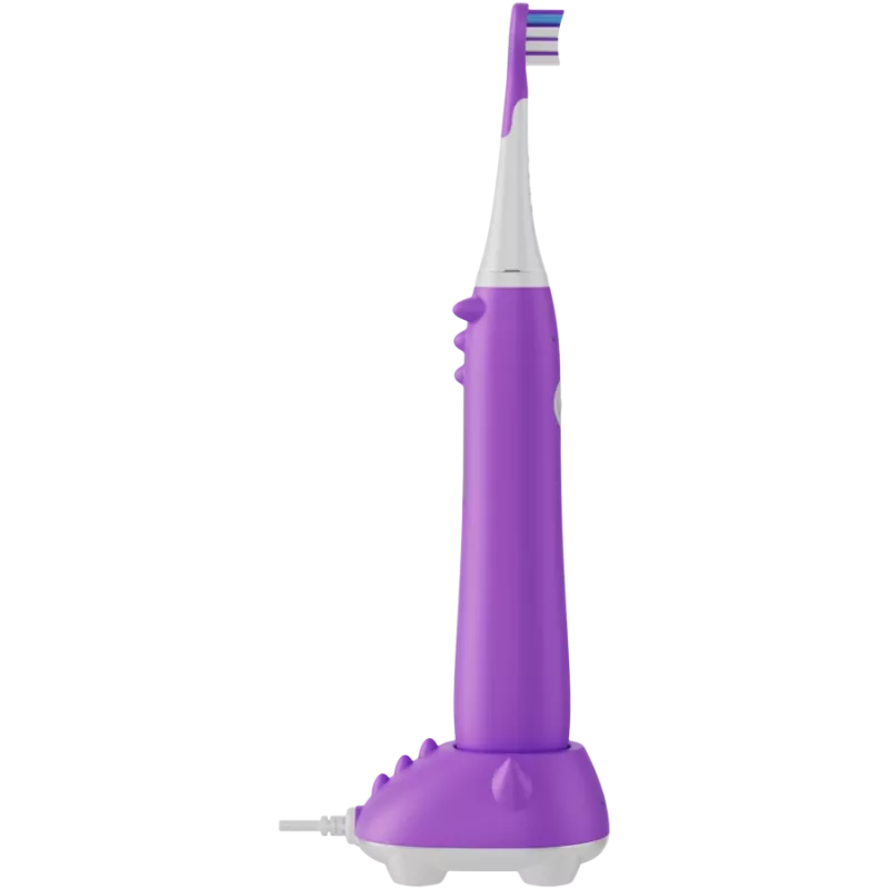 AENO bezvadu zobu birste, violeta, 3 birstes galviņas, 600mAh, 5 režīmi, viedais atgādinājums