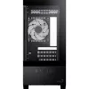AEROCOOL P300D G-BK-v1 Mini Tower ATX korpuss, melns, rūdīts stikls