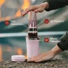 AeroPress Go Plus kafijas pagatavotājs ar rozā termokrūzi 475 ml