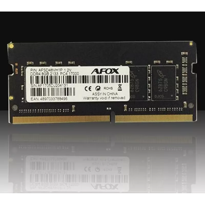 AFOX AFSD48VH1P 8GB DDR4 2133MHz SODIMM atmiņas modulis