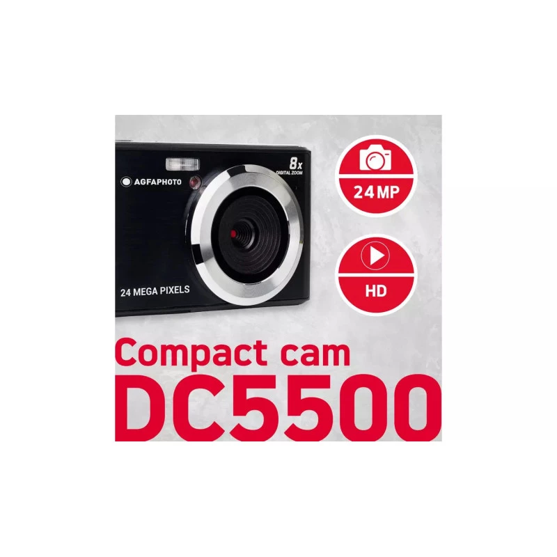 AGFA DC5500 Digitalā kamera Melna